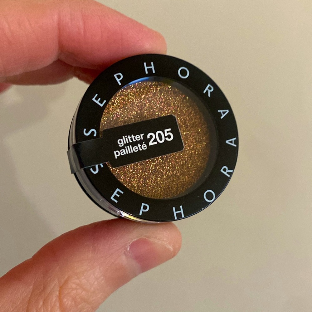 NWT Sephora “Fool’s Gold” Bronze Glitter Eyeshadow #205